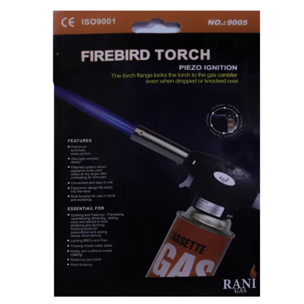 Firebird Gas Torch One Touch Piezo Ignition