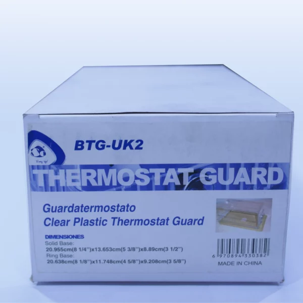 واقي منظم الحرارة BTG-UK2 غطاء بلاستيكي شفاف