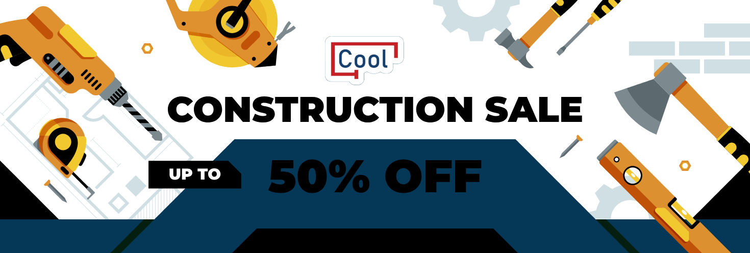 Construction tools 50% off