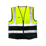 Safety Vest Yellow Black 3M Volta