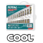 طقم ريش دريل حديد توتال، 12 قطعة، TACSD0125