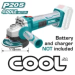 Total Cordless angle grinder 20V TAGLI1151