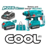 دريل همر شاكوش لاسلكي توتال، 20 فولت TRHLI22012