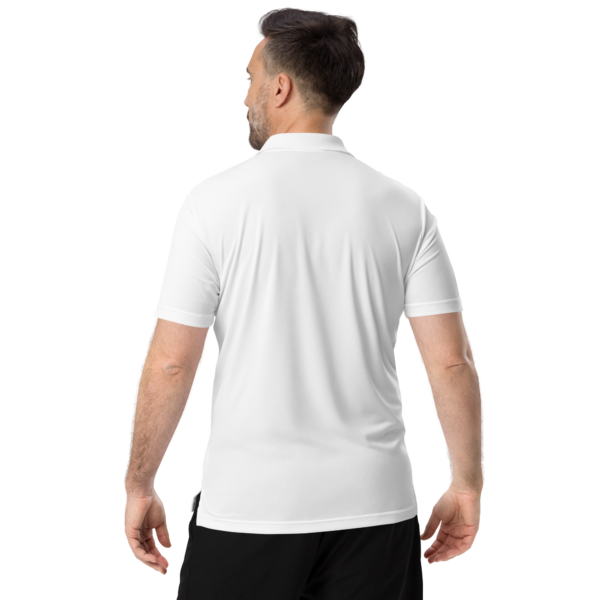 adidas performance polo shirt white back 672764855325d