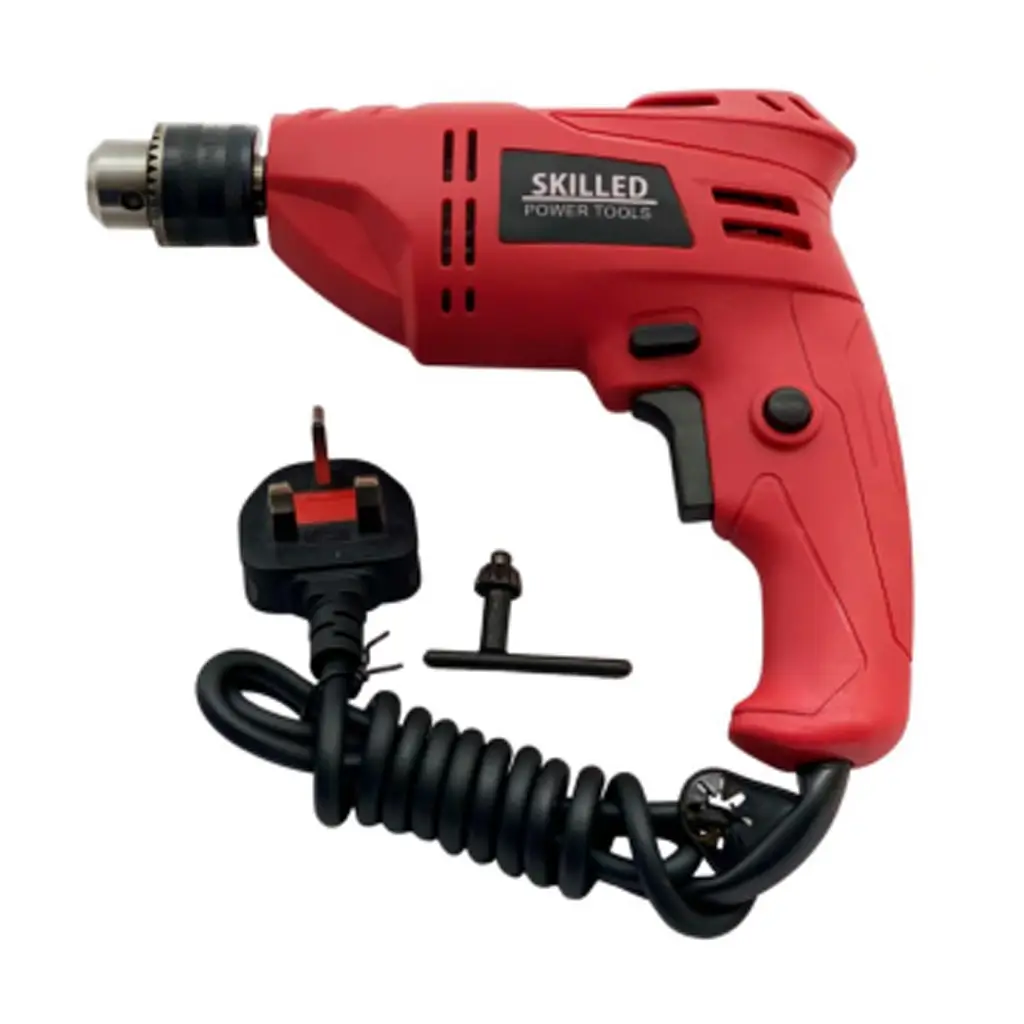241-Electric-Drill-Driver-450W.webp Electric Drill Driver 450W, Electrical Skilled Adjustable Drill. - الصورة 1