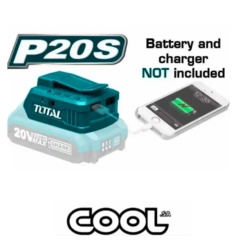 Cordless-Power-Source.webp Total Cordless Power Source TUCLI2001 20V - الصورة 1