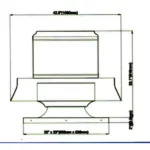 ⁦RDB Downblast Roof Exhaust Fan RDB-20BS-C⁩ - الصورة ⁦3⁩