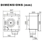 ⁦Ceiling Mount Type Centrifugal Fan CEF27MS Size:150mm⁩ - الصورة ⁦2⁩