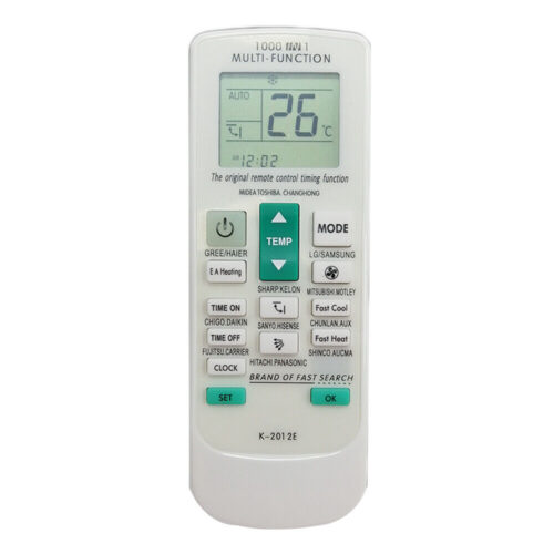 K-2012E AC Remote Control Comfortable Grip Remote Control