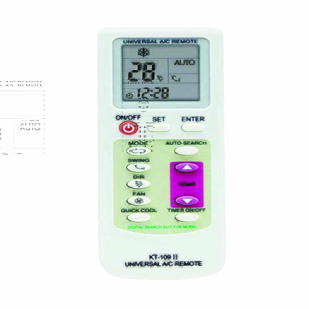 KT-109-II.jpg KT-109 II Universal AC Remote Control - الصورة 1