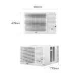 LG FRESH Window AC 18.700 BTU H182EC | Tropical Compressor - Image 2