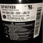 ⁦LG Compressor LRA 70 1PH, Frequency 60 Hz, Voltage 208-230V⁩ - الصورة ⁦2⁩
