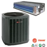 Trane Duct Split Air Conditioning Indoor and Outdoor Unit