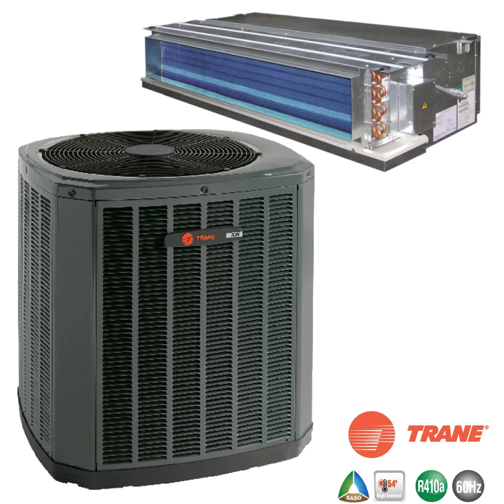 Trane-Split-Air-Conditioning-1.webp Trane Duct Split Air Conditioning Indoor and Outdoor Unit - Image 1