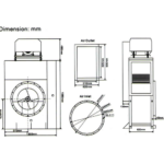 Centrifugal Fan UHFB 7.5E 18kw RPM:750 CFM:17500 - Image 2